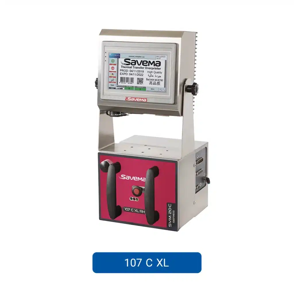 جت پرینتر ساوما مدل 107 c xl - جت پرینتر حرارتی ریبونی پیوسته ساوما