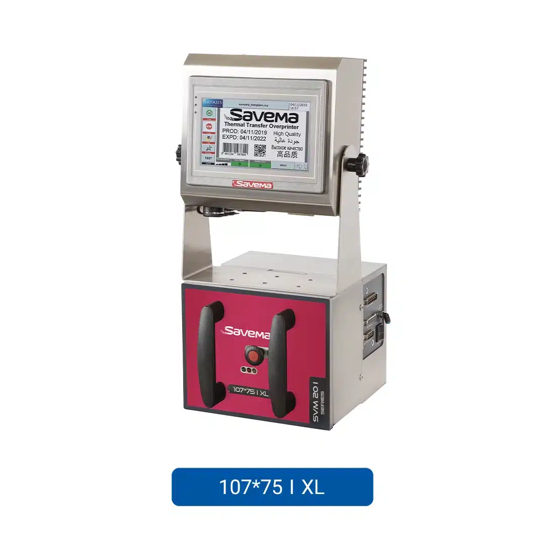 جت پرینتر حرارتی ریبونی ساوما (TTO) مدل 107*75 I XL